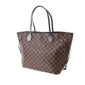 Louis Vuitton Canvas LV Damier Neverfull Bag Tote Brown